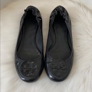 Tory Burch Black Patent Leather flats
